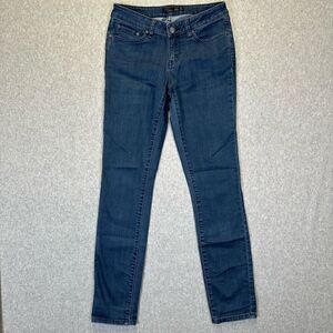 Prana Women’s Size 2 Skinny Fit Jeans Blue Dark Wash Denim Outdoor Stretch